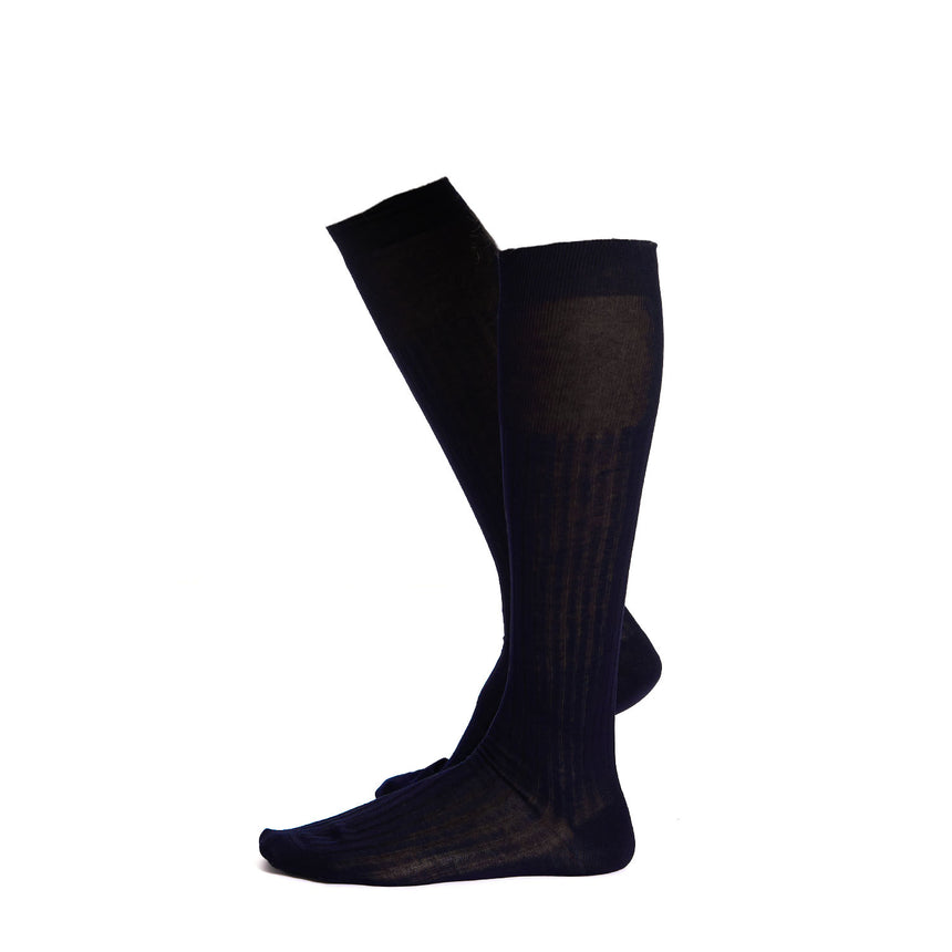 DARK BLUE LONG SOCKS