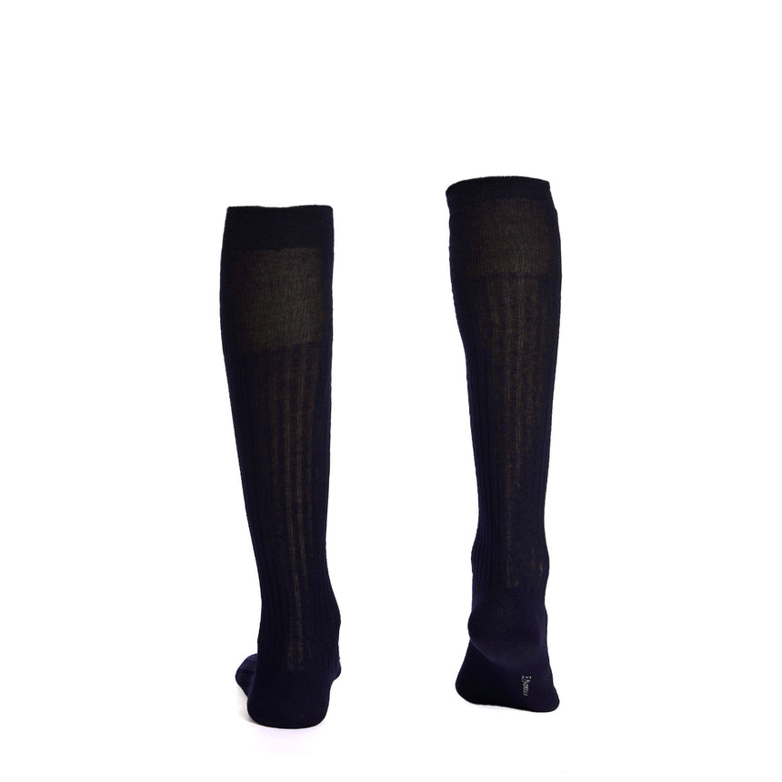 DARK BLUE LONG SOCKS