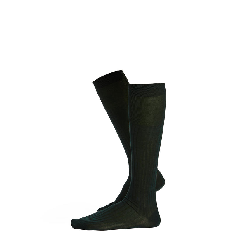 DARK GREEN LONG SOCKS