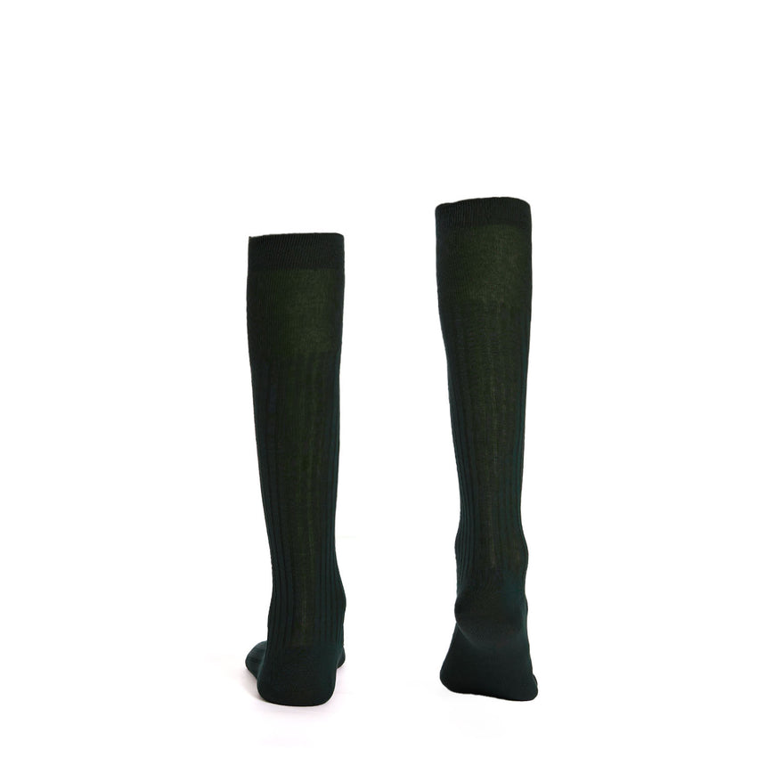 DARK GREEN LONG SOCKS