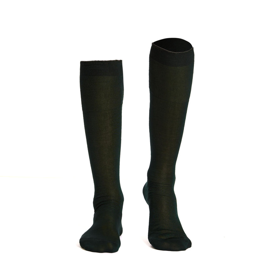 DARK GREEN LONG SOCKS