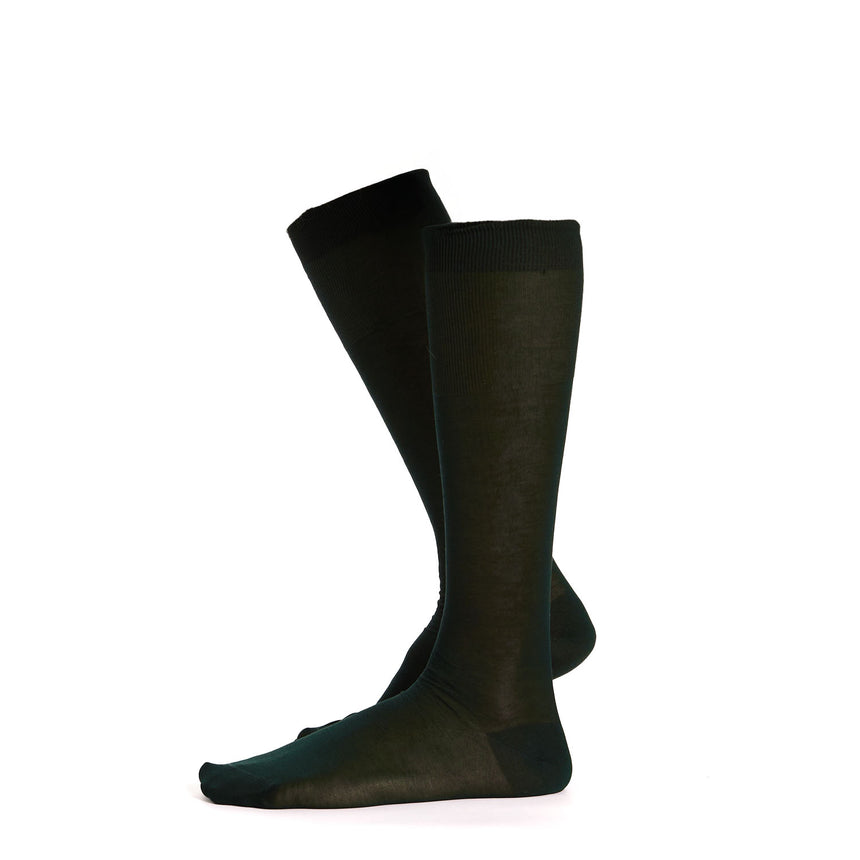 DARK GREEN LONG SOCKS