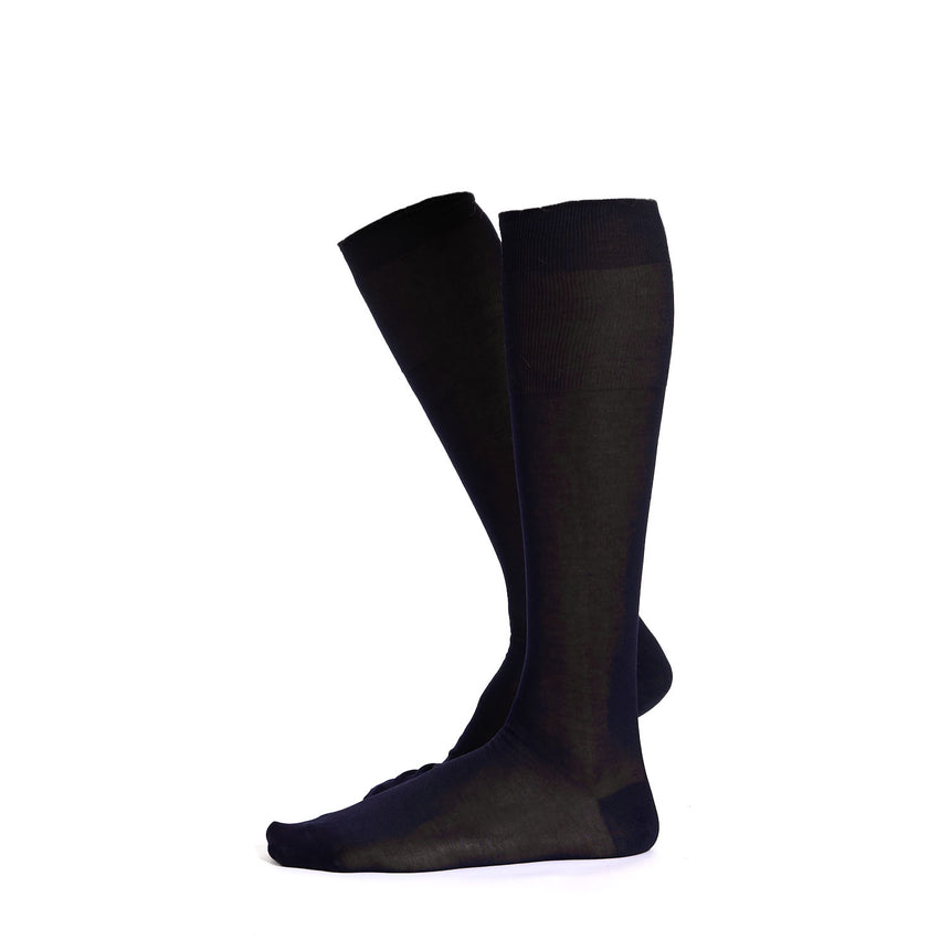 DARK BLUE LONG SOCKS