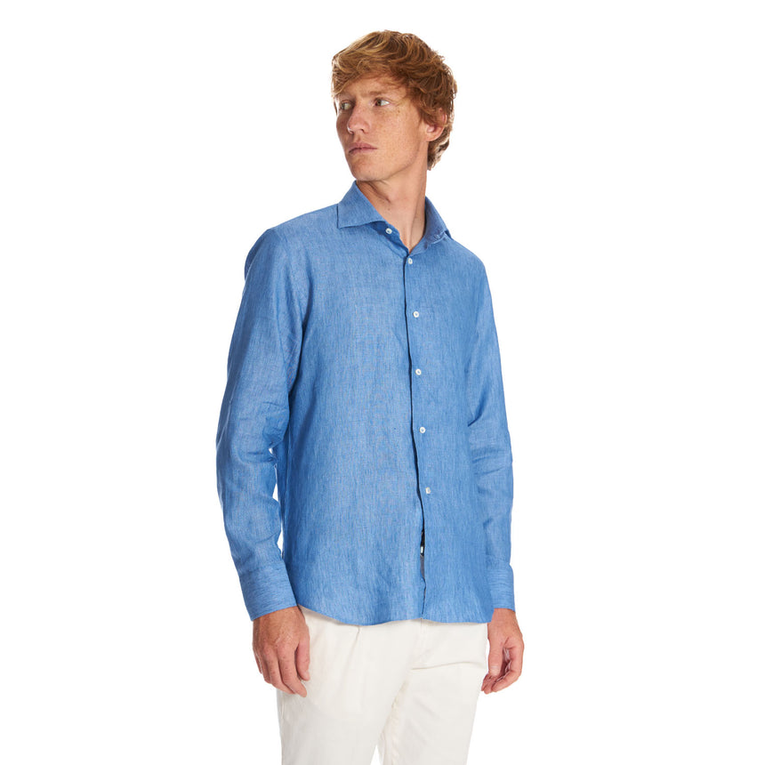 CAMICIA IN LINO BLUETTE