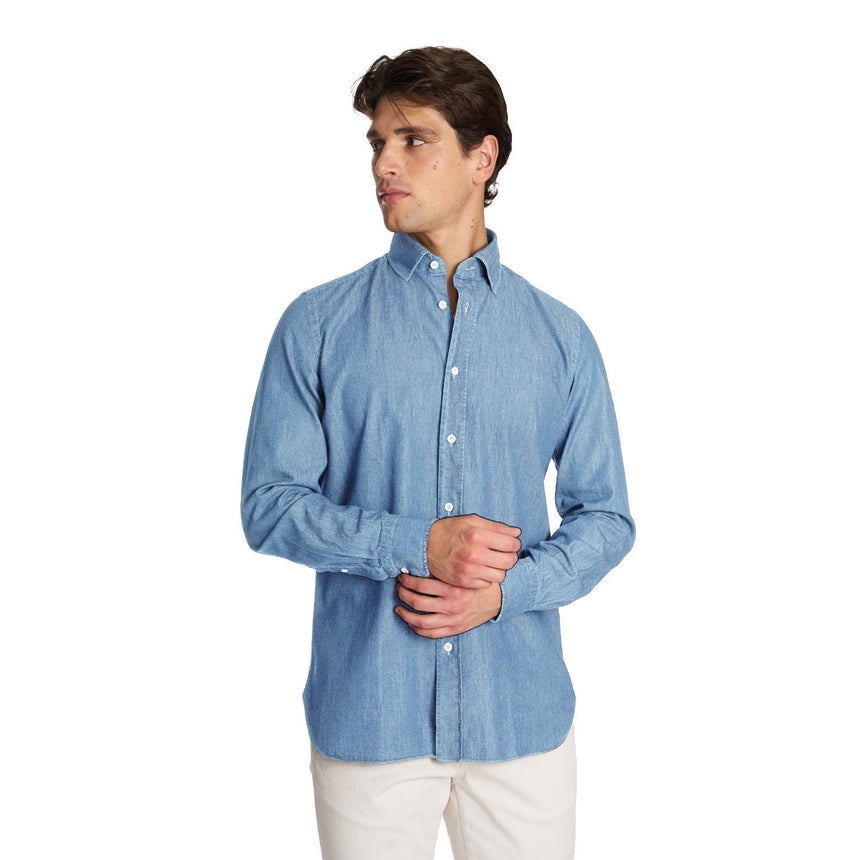 CAMICIA JEANS DELAVE