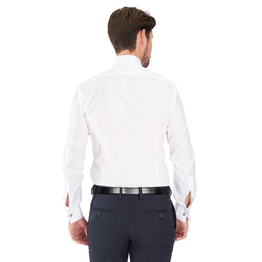 SLIM DOUBLE CUFF FORMAL SHIRT