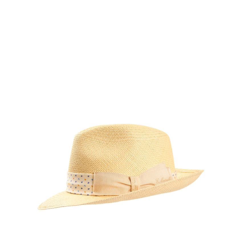 PANAMA FEDERICO MODEL WITH WHITE SILK BAND, 56 CM