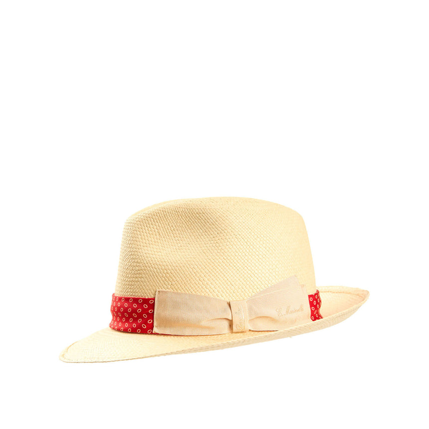 PANAMA FEDERICO MODEL WITH RED SILK BAND, 58 CM