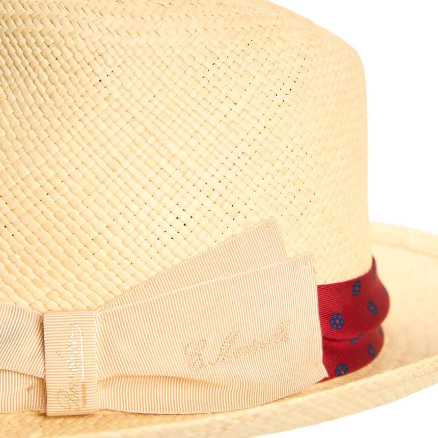 PANAMA FEDERICO MODEL WITH RED SILK BAND, 58 CM
