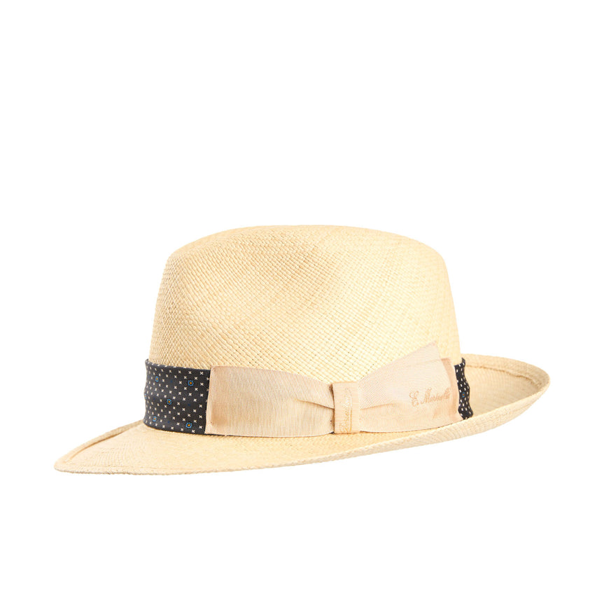 PANAMA FEDERICO MODEL WITH GREY SILK BAND, 57 CM