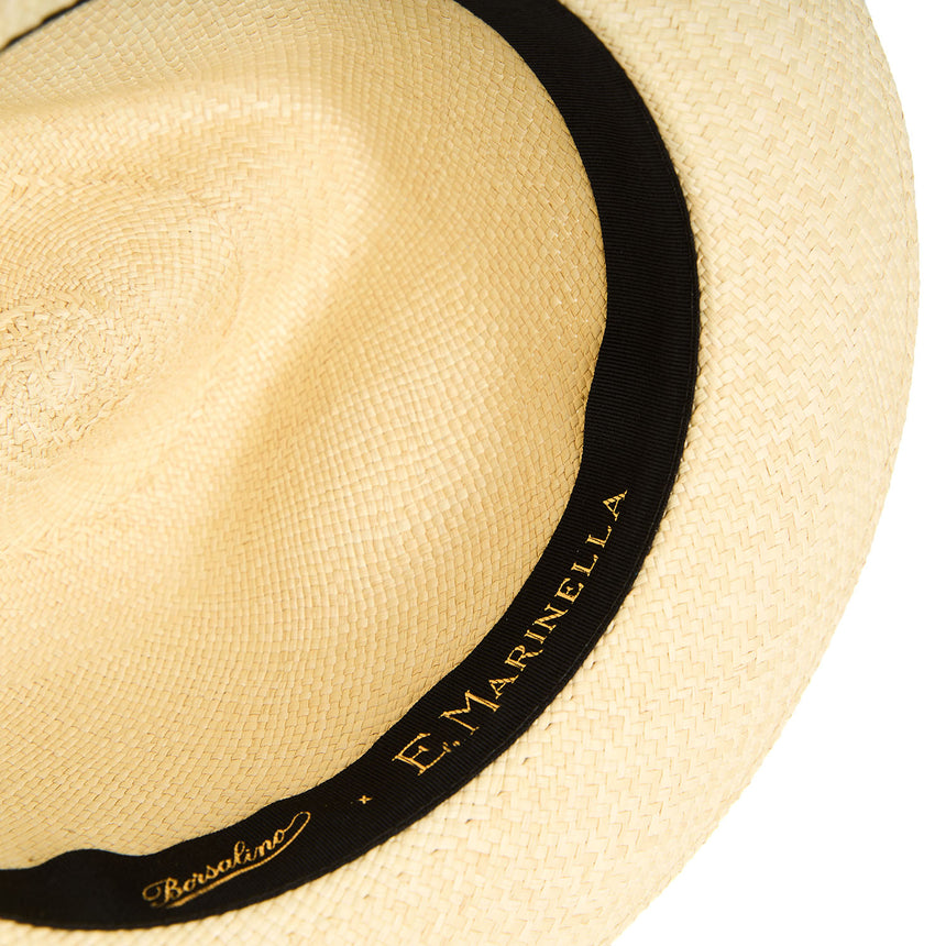 PANAMA FEDERICO MODEL WITH GREY SILK BAND, 57 CM