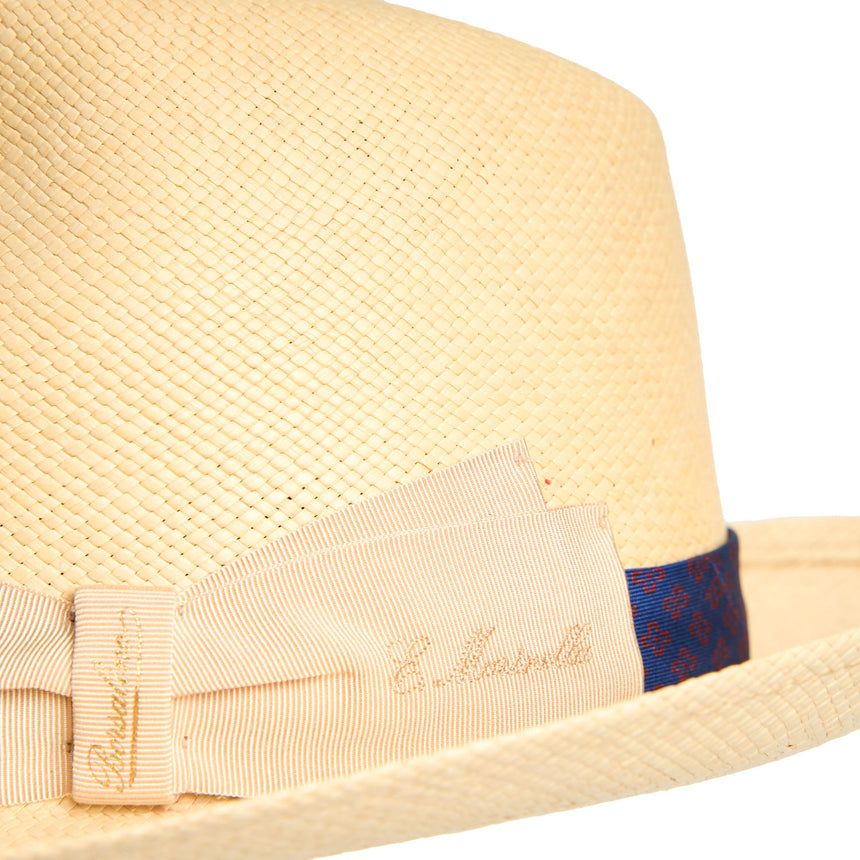 PANAMA FEDERICO MODEL WITH BLUE SILK BAND, 59 CM