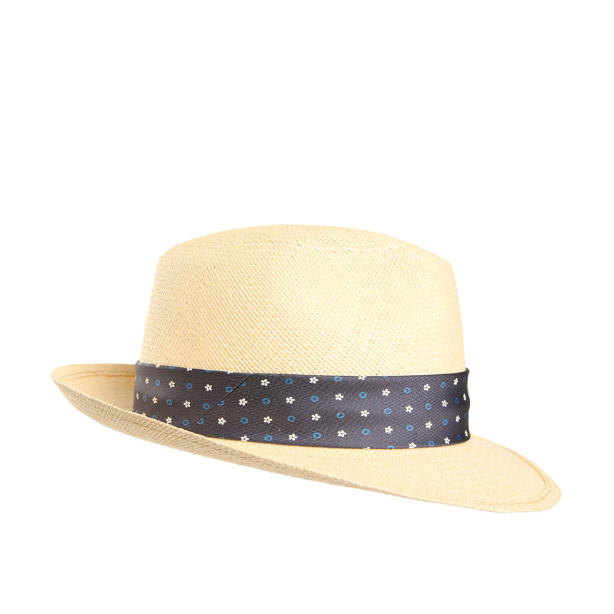 PANAMA FEDERICO MODEL WITH GREY SILK BAND, 57 CM