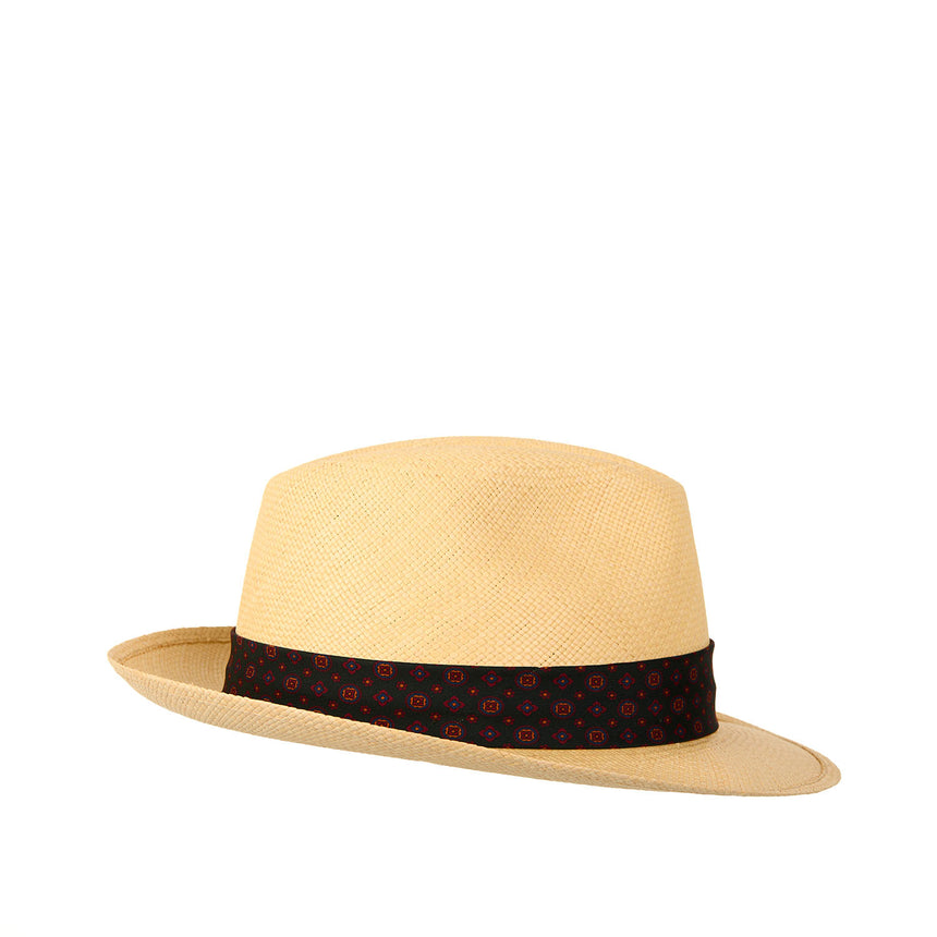 PANAMA FEDERICO MODEL WITH DARK GREEN SILK BAND, 61 CM