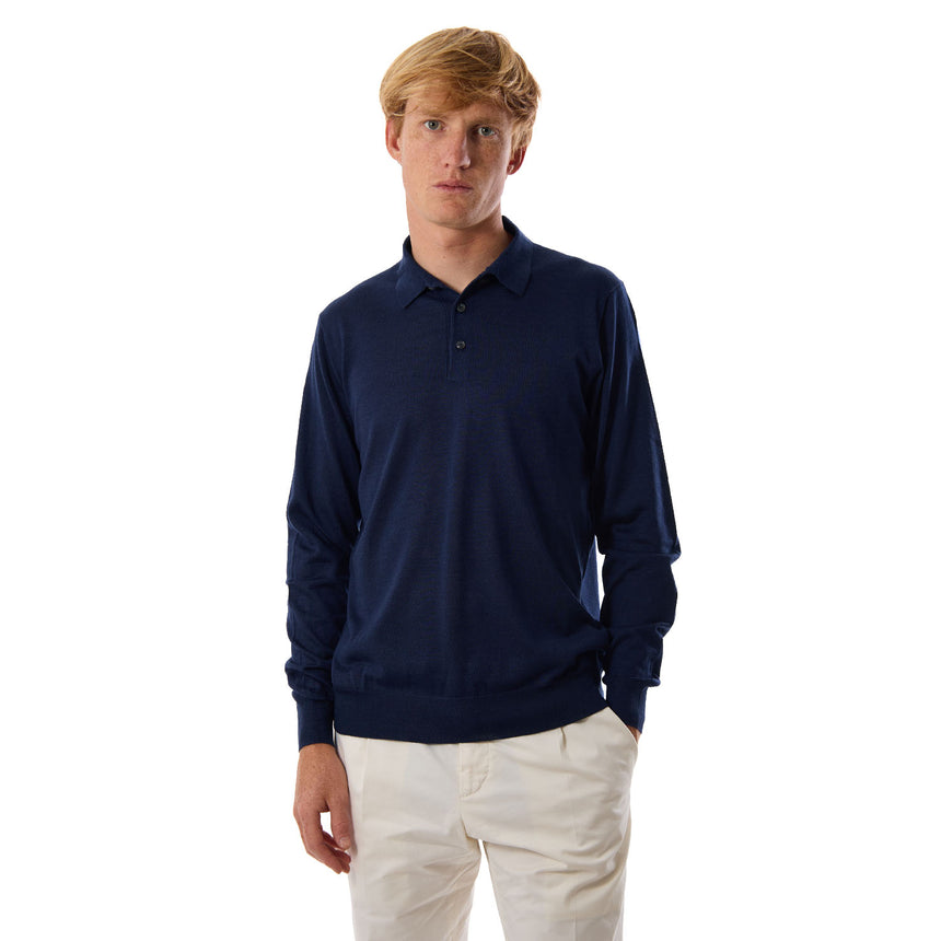 MAGLIA POLO BLU