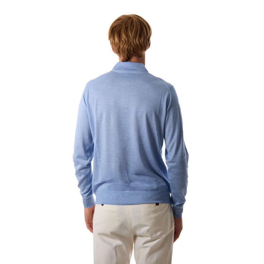 MAGLIA POLO AZZURRA