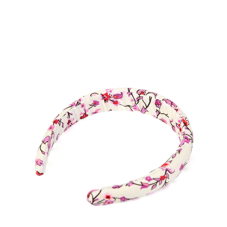 PINK SILK HEADBAND