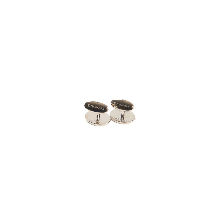 GREEN SILVER CUFFLINKS