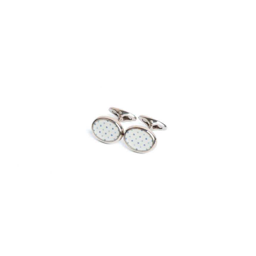 GEMELLI DA POLSO IN ARGENTO BIANCO