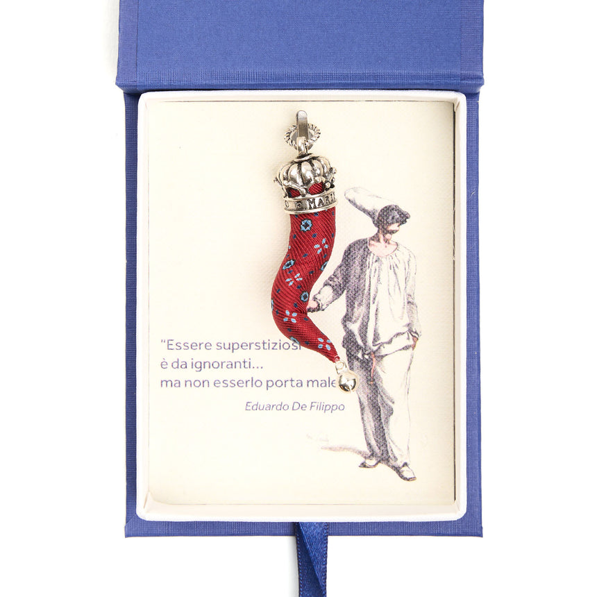 BURGUNDY GOOD-LUCK CHARM