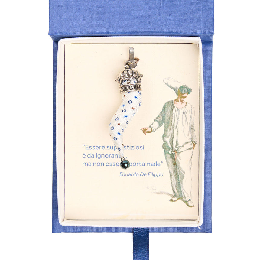 WHITE GOOD-LUCK CHARM