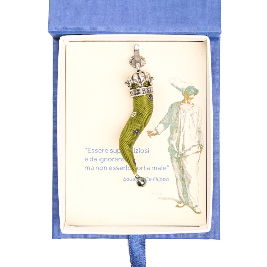 OLIVE GREEN GOOD-LUCK CHARM