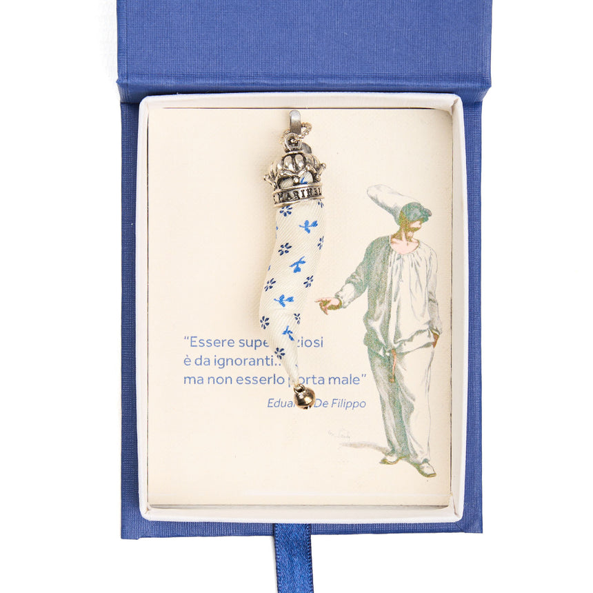 WHITE GOOD-LUCK CHARM