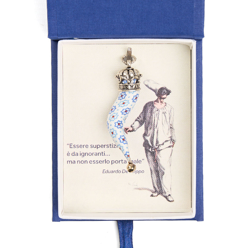 WHITE GOOD-LUCK CHARM