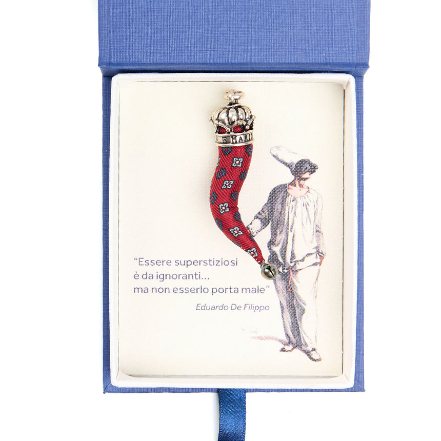 BURGUNDY GOOD-LUCK CHARM