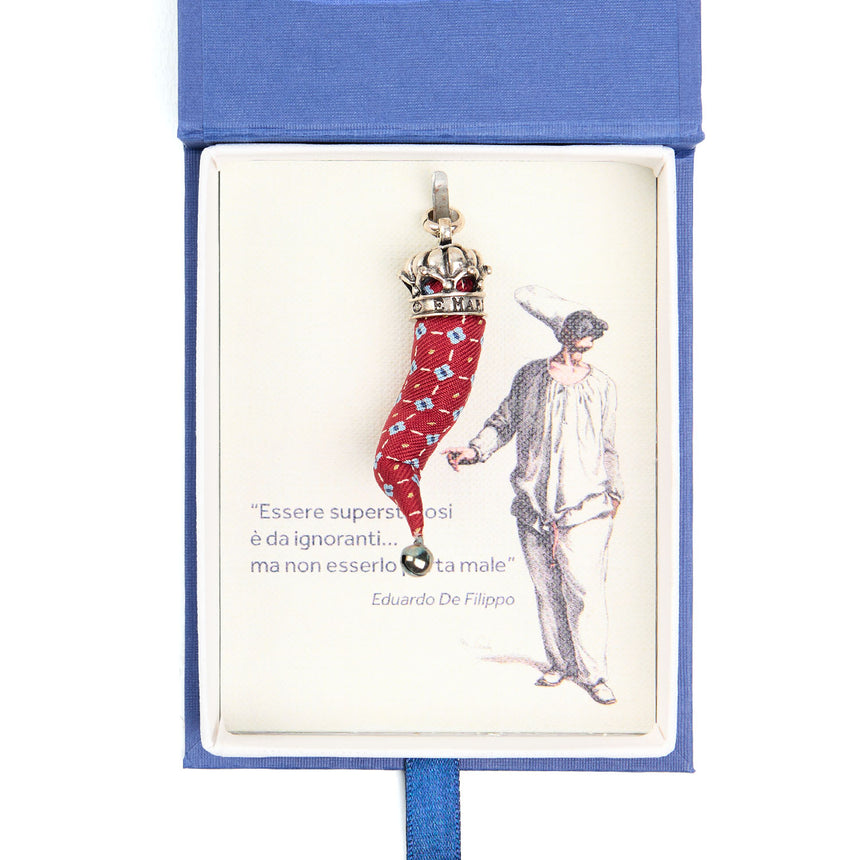 BURGUNDY GOOD-LUCK CHARM