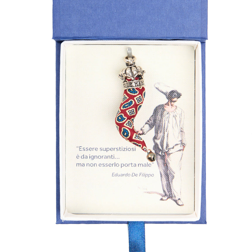 BURGUNDY GOOD-LUCK CHARM