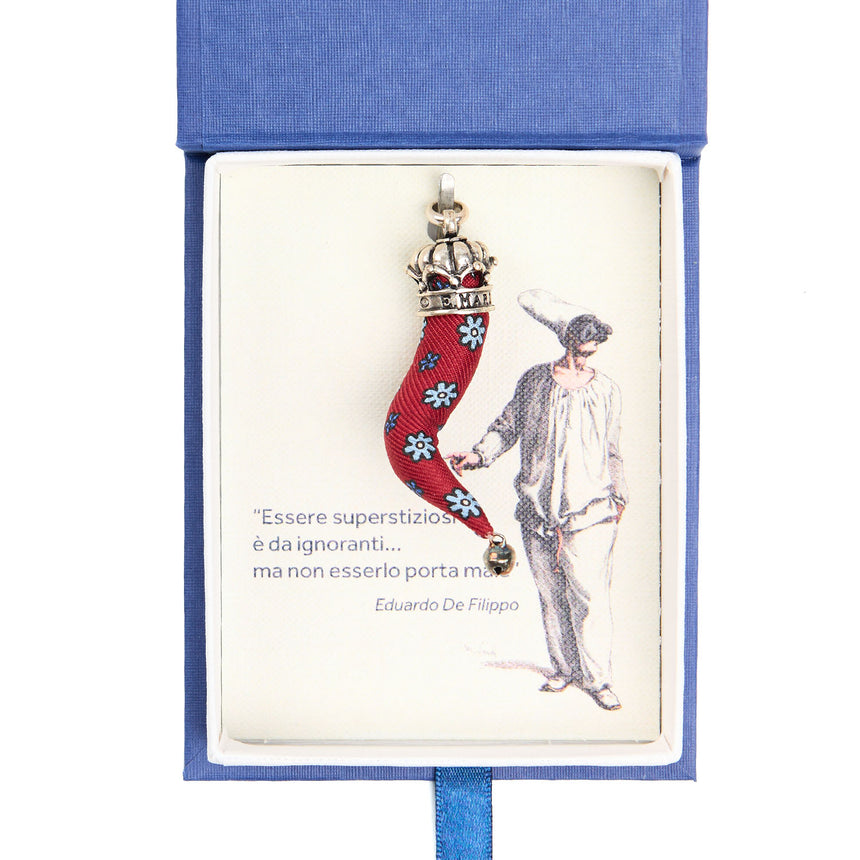 BURGUNDY GOOD-LUCK CHARM