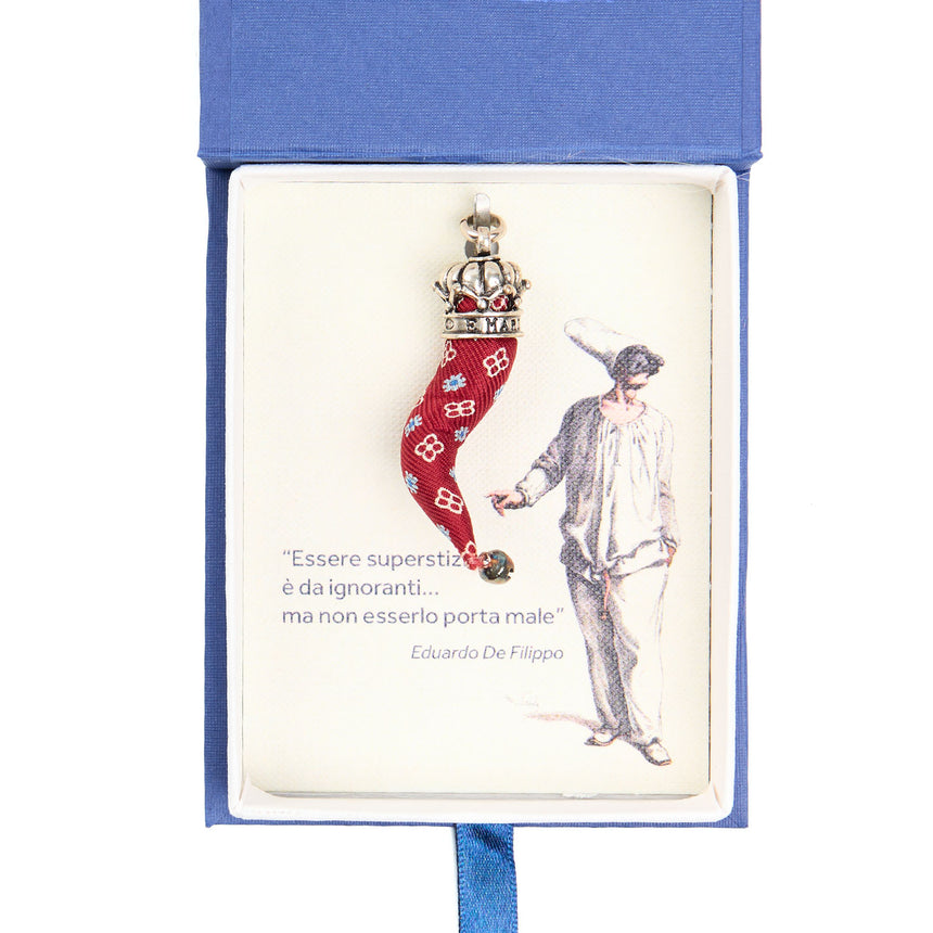 BURGUNDY GOOD-LUCK CHARM