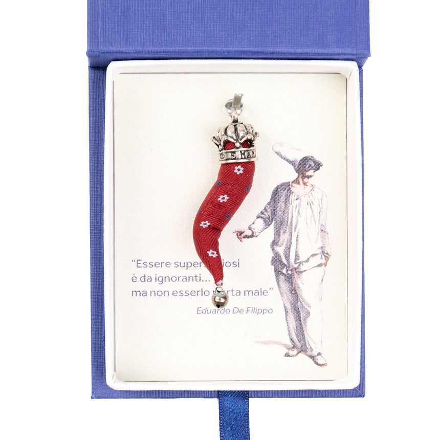 BURGUNDY GOOD-LUCK CHARM