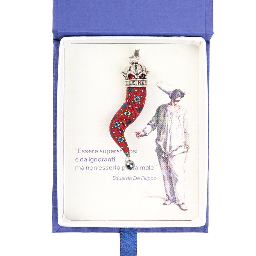 BURGUNDY GOOD-LUCK CHARM