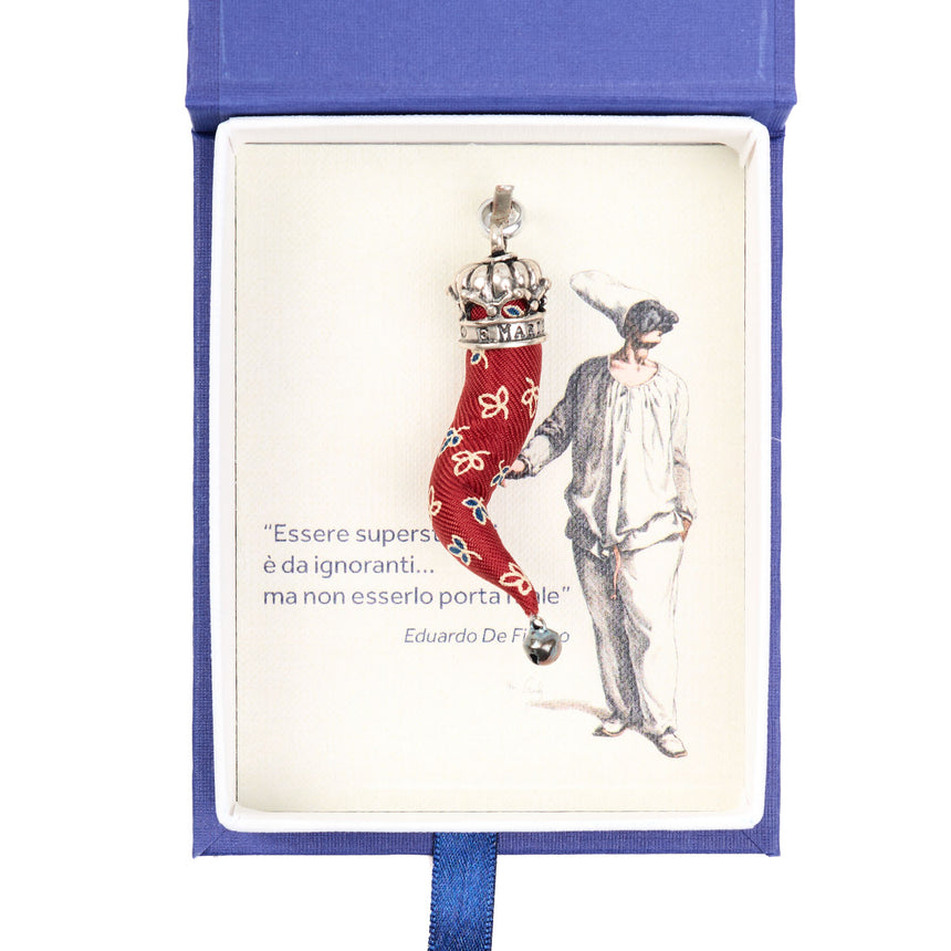 BURGUNDY GOOD-LUCK CHARM