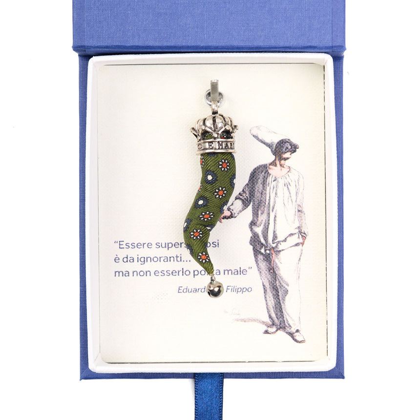 OLIVE GREEN GOOD-LUCK CHARM