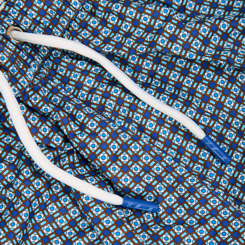 BLUE SWIM SHORTS