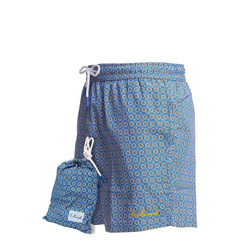 POWDER BLUE SWIM SHORTS