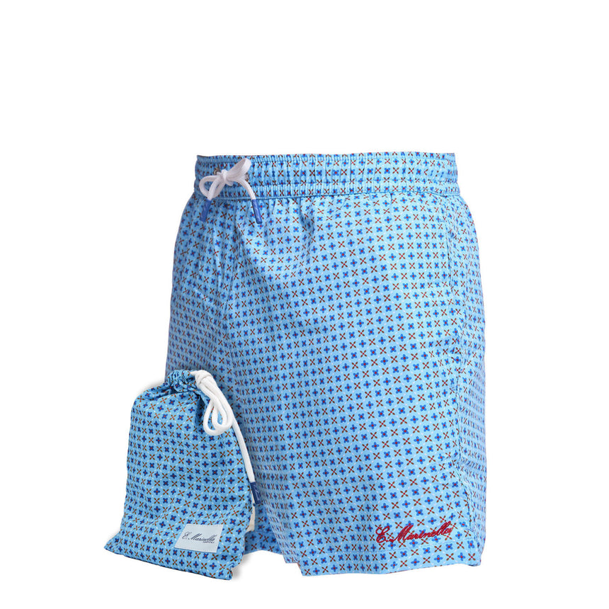 LIGHT BLUE SWIM SHORTS