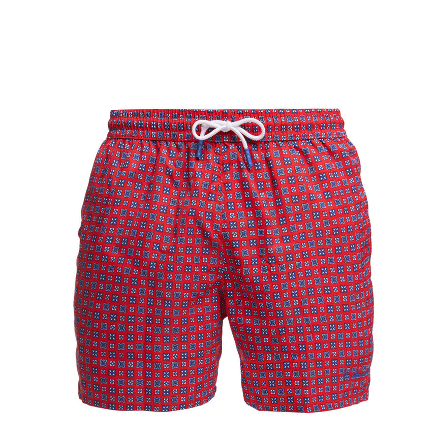 RED SWIM SHORT