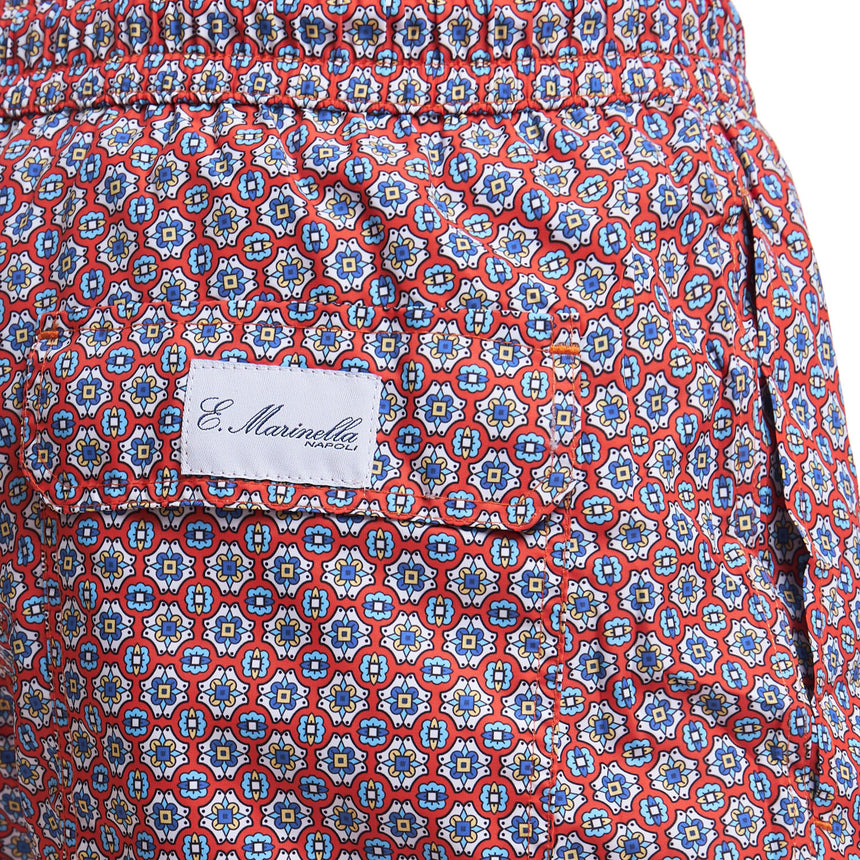 BURGUNDY SWIM SHORTS