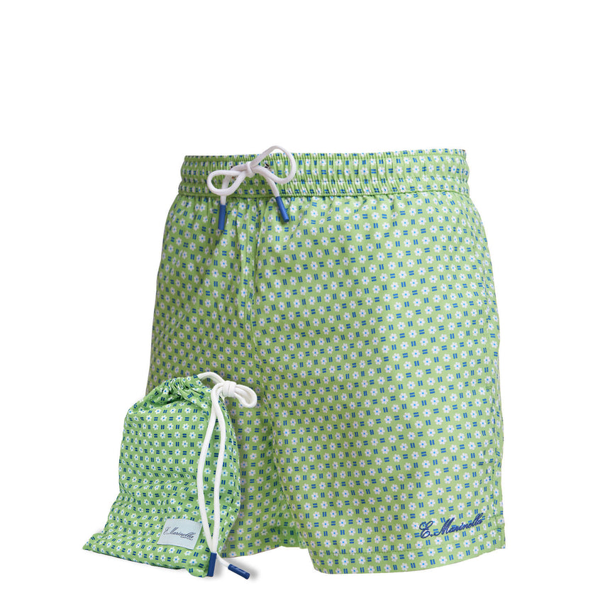 LIGHT GREEN SWIM SHORTS