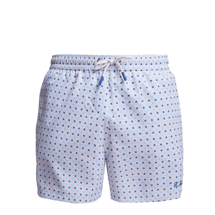 WHITE SWIM SHORTS