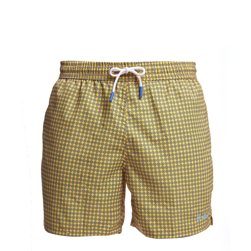 YELLOW SWIM SHORTS