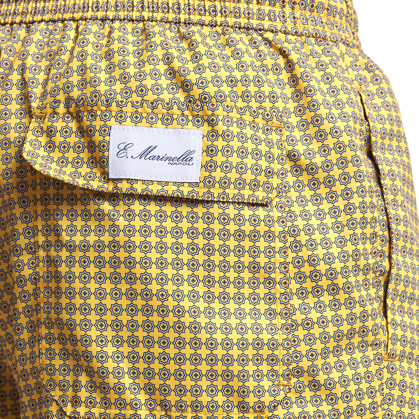 YELLOW SWIM SHORTS