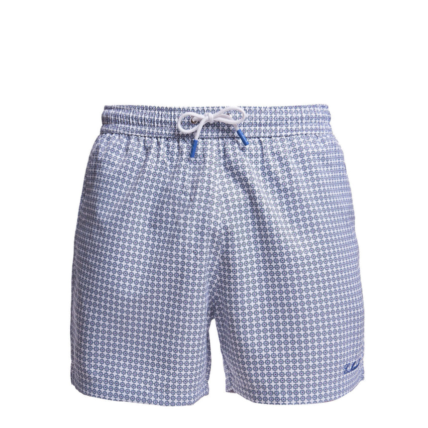 WHITE SWIM SHORTS
