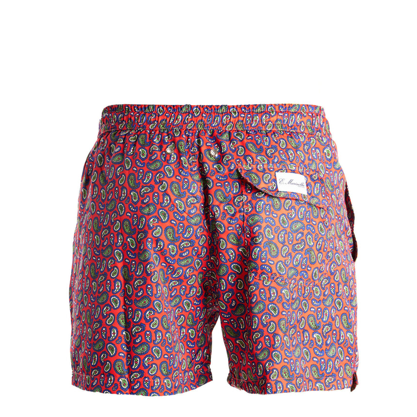RED SWIM SHORTS