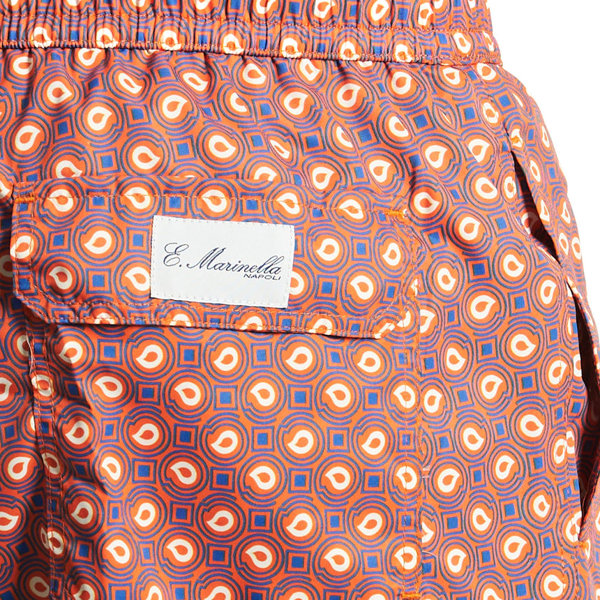 ORANGE SWIM SHORTS