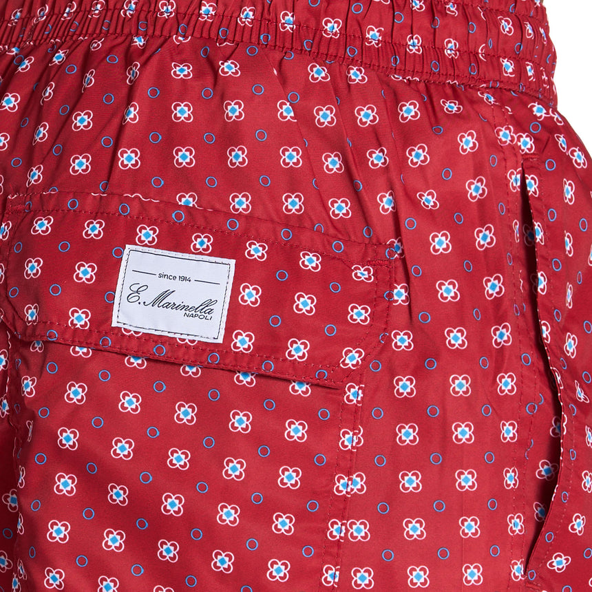 BURGUNDY SWIM SHORTS